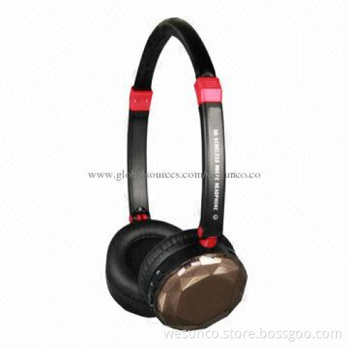 Crystal TF card headphone with FM radio